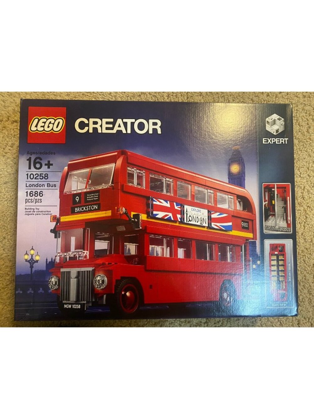 LEGO Creator Expert: London Double Decker Bus (10258) 1686 pieces NEW